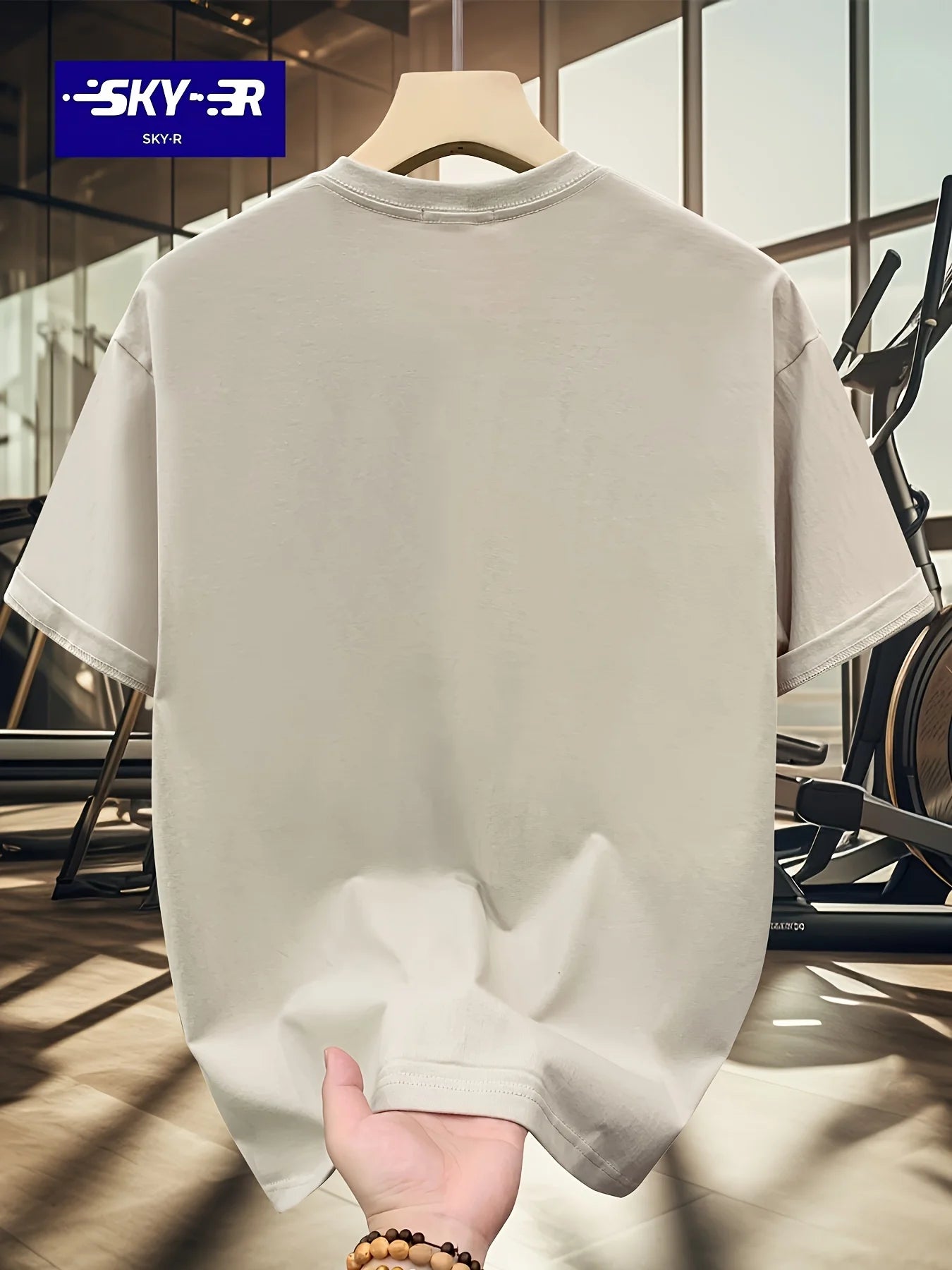Men's Summer 100% Cotton 3D Cat Graphic Printed Fashion Sports and Leisure Loose Round Neck Short Sleeve T-shirt Top