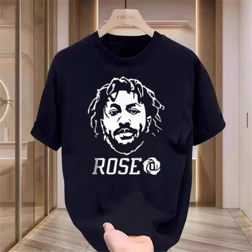 Ross American Basketball Training Wear,sports T-shirt,men's Trendy Brand,loose Pure Cotton Short-sleeved Summer Half-sleeved Top