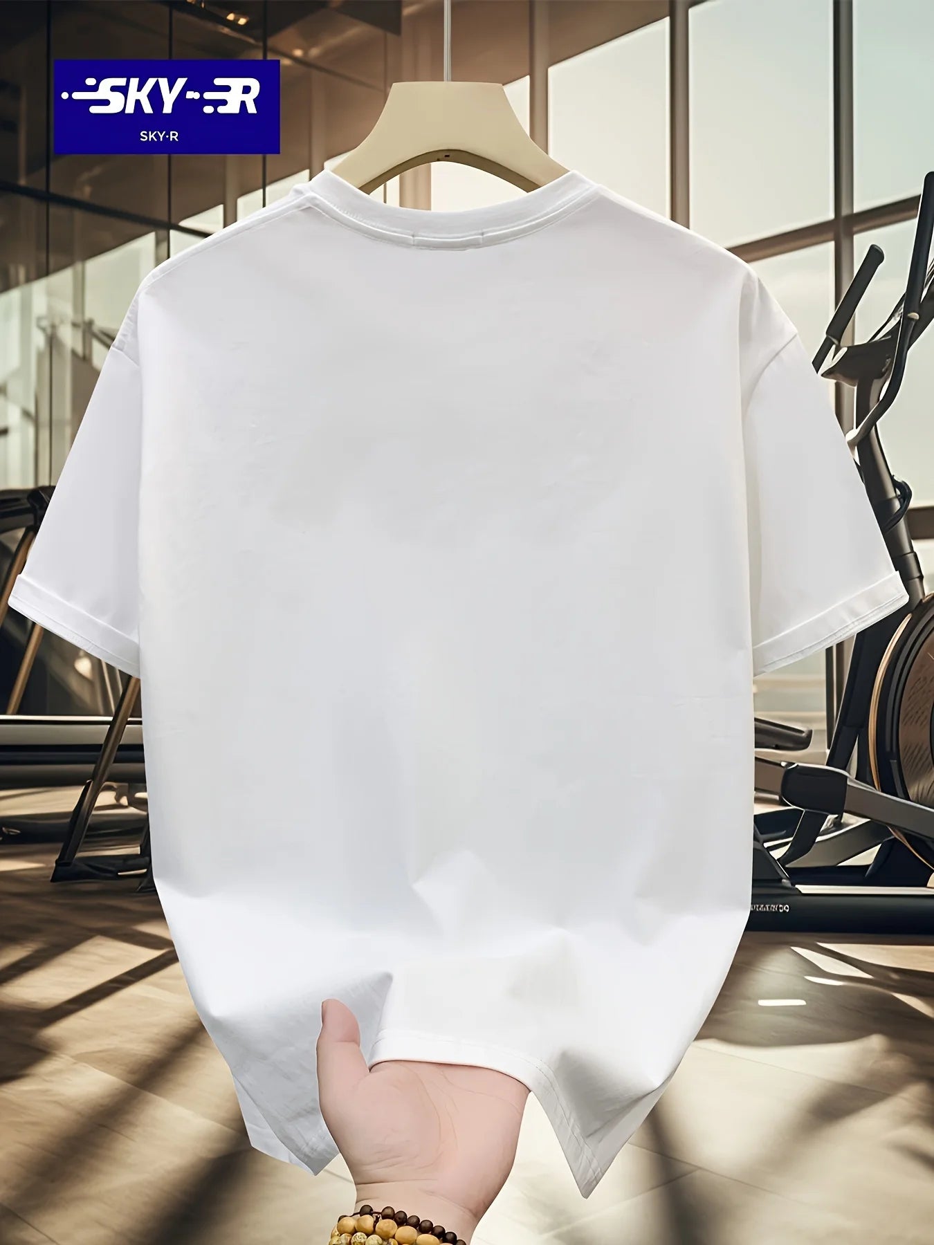 Men's Summer 100% Cotton 3D Cat Graphic Printed Fashion Sports and Leisure Loose Round Neck Short Sleeve T-shirt Top